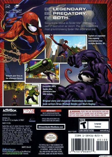 Spider-Man - Nintendo GameCube (Activision - 1) video game collectible [Barcode 047875801974] - Main Image 2