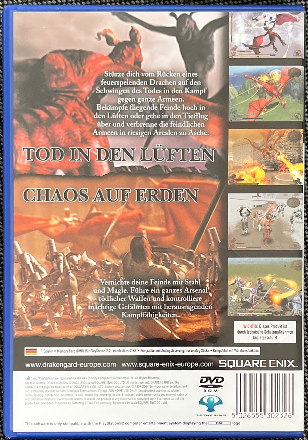 Drakengard - Sony PlayStation 2 (PS2) video game collectible [Barcode 5026555302326] - Main Image 2
