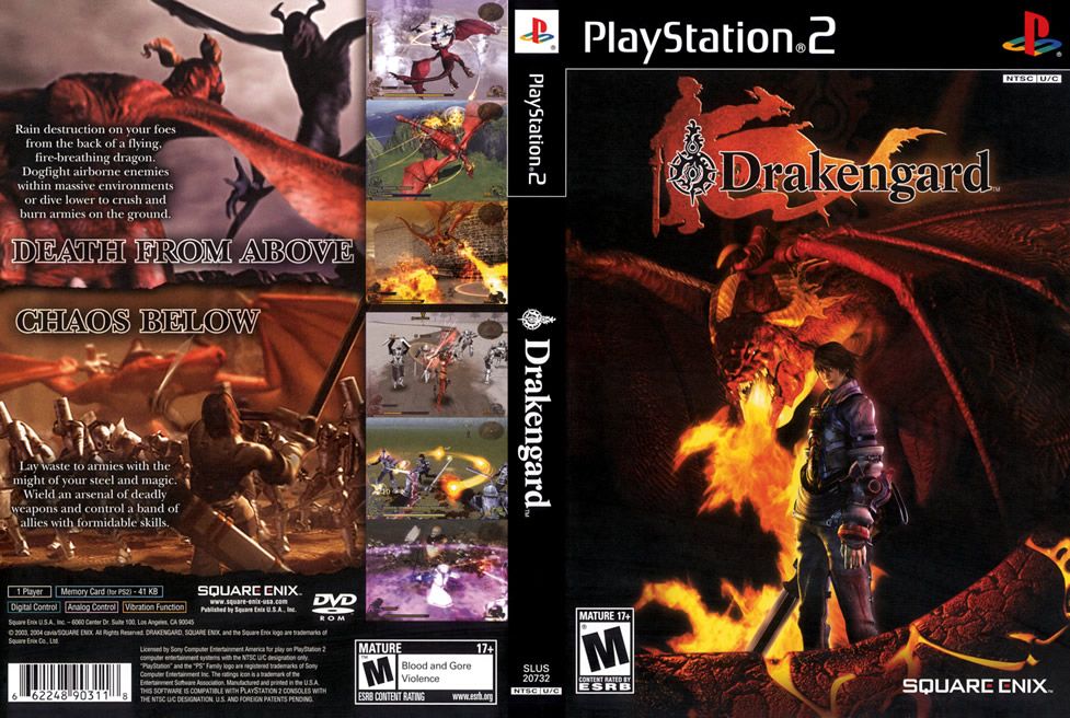 Drakengard - Sony PlayStation 2 (PS2) (Square Enix - 1) video game collectible [Barcode 662248903118] - Main Image 2