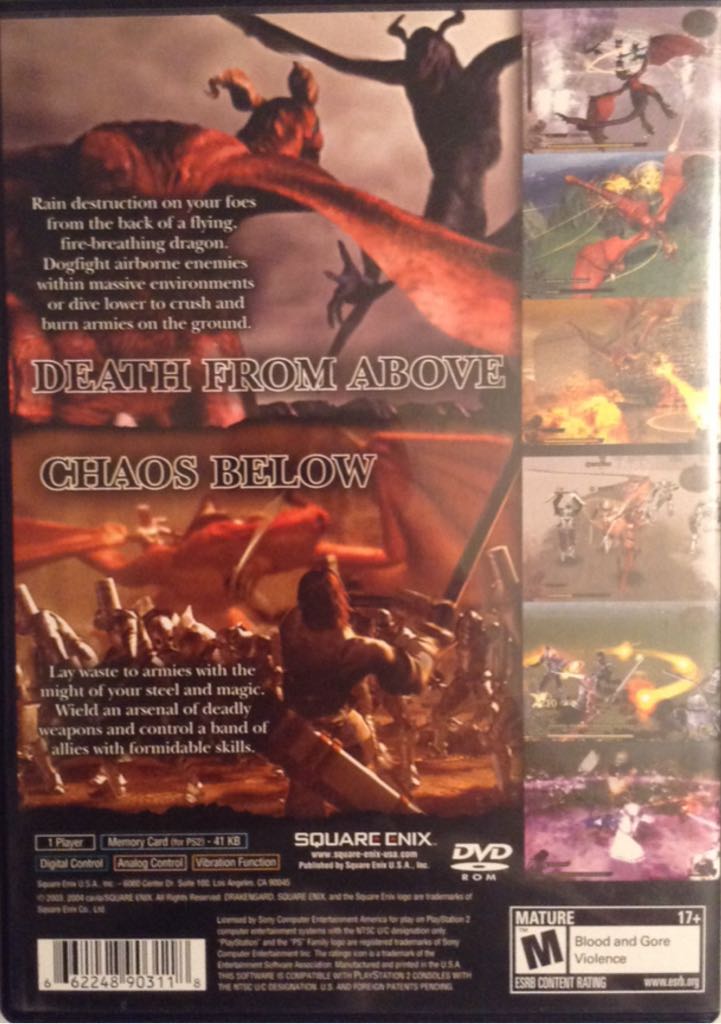 Drakengard - Sony PlayStation 2 (PS2) (Square Enix - 1) video game collectible - Main Image 2