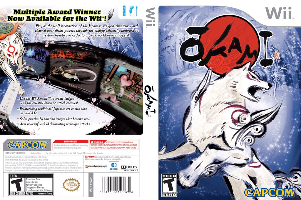 Okami - Nintendo Wii video game collectible - Main Image 2