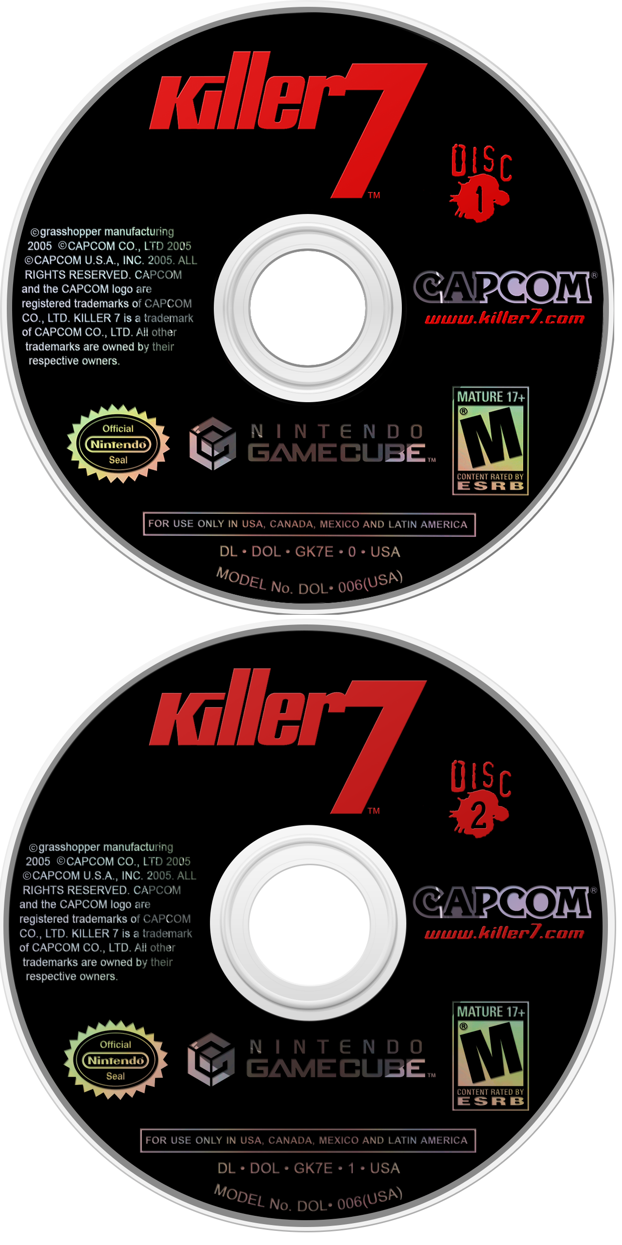 Killer 7 - Nintendo GameCube (Capcom - 1) video game collectible [Barcode 013388200139] - Main Image 3