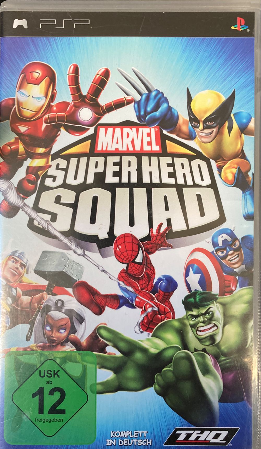 Marvel Super Hero Squad - Sony PlayStation Portable (PSP) (THQ) video game collectible [Barcode 4005209125062] - Main Image 1