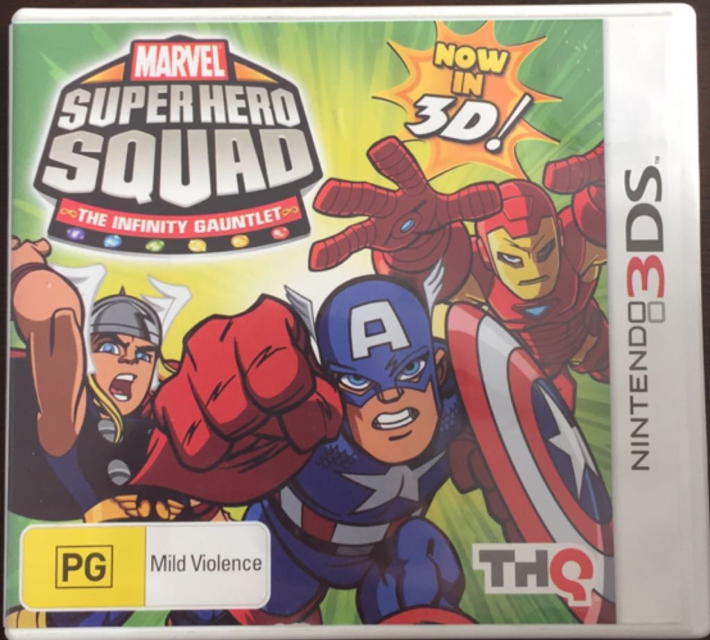 Marvel Super Hero Squad - Nintendo 3DS (THQ - 1) video game collectible [Barcode 4005209147958] - Main Image 1