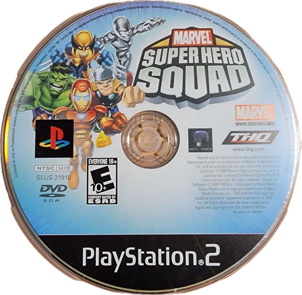 Marvel Super Hero Squad - Sony PlayStation 2 (PS2) (THQ - 1-2) video game collectible [Barcode 752919461914] - Main Image 3