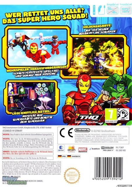 Marvel Super Hero Squad - Nintendo Wii (THQ - 4) video game collectible [Barcode 785138302553] - Main Image 2
