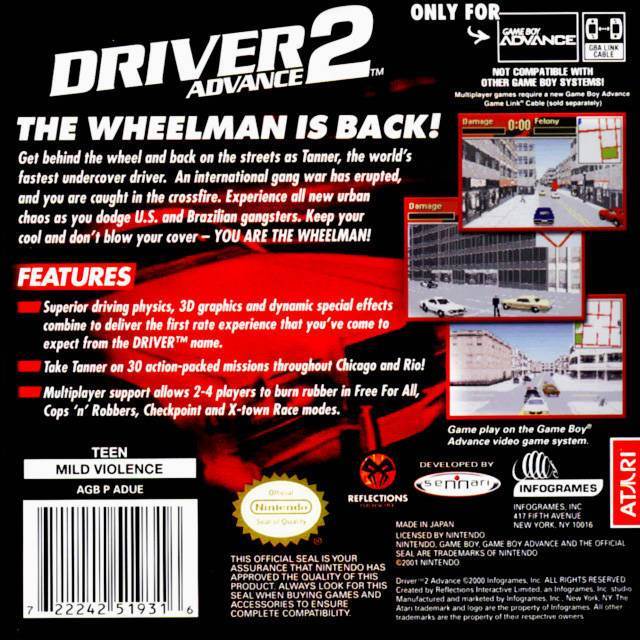 Driver 2 - Sony PlayStation (Infogrames - 2) video game collectible [Barcode 3546430012710] - Main Image 2