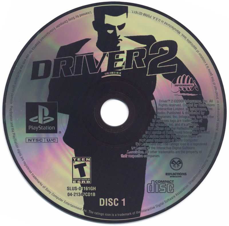 Driver 2: The Wheelman is Back - Sony PlayStation (Infogrames - 2) video game collectible [Barcode 742725243470] - Main Image 3