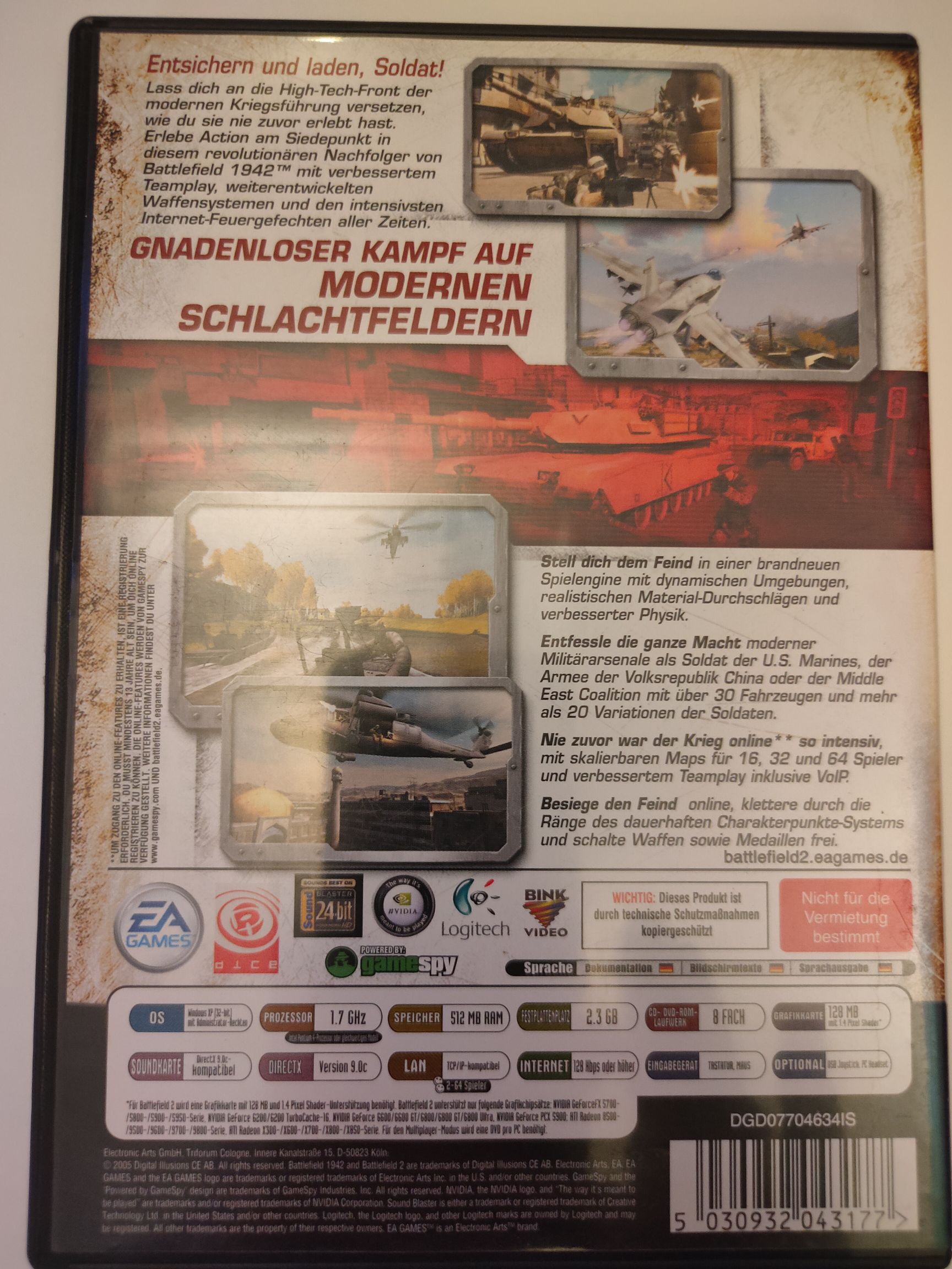 Battlefield 2 - PC (EA - 64) video game collectible [Barcode 5030932043177] - Main Image 2