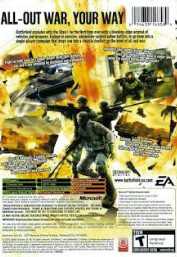 Battlefield 2 - Microsoft Xbox (Electronic Arts - 1) video game collectible [Barcode 5030941046756] - Main Image 2