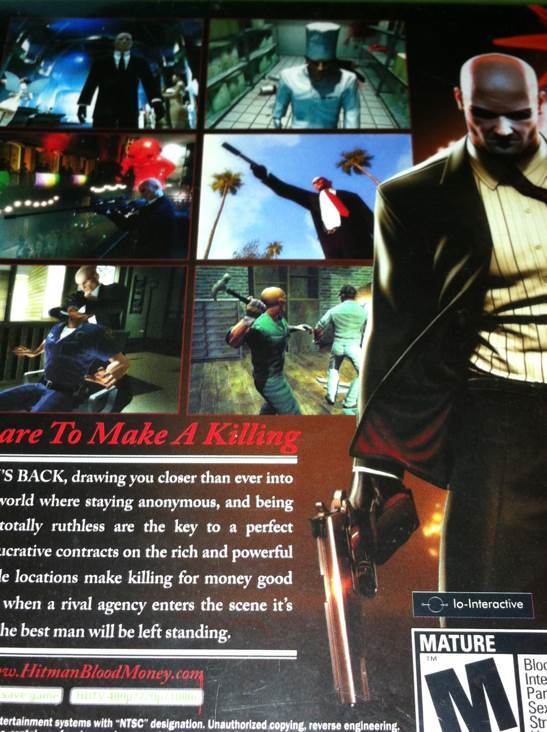 Hitman Blood Money - Microsoft Xbox 360 video game collectible - Main Image 2
