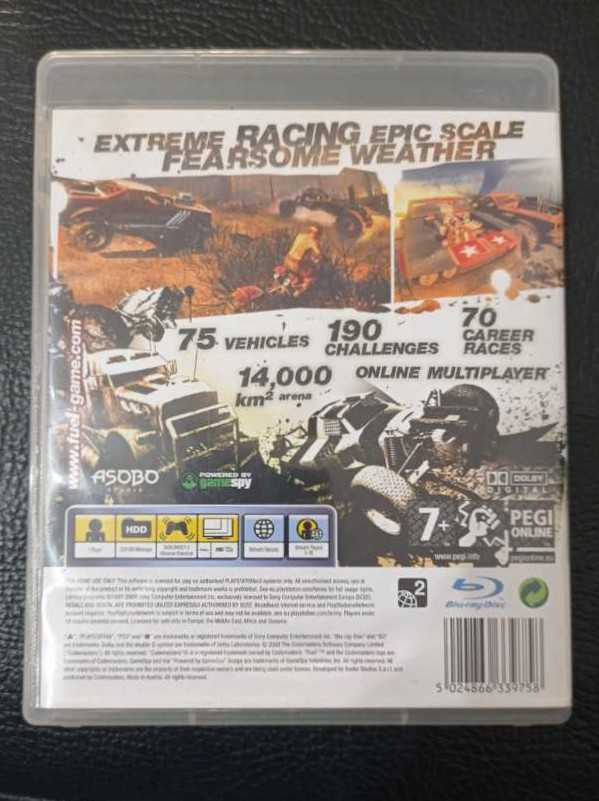 FUEL - Sony PlayStation 3 (PS3) (Codemasters - 1) video game collectible [Barcode 5024866339758] - Main Image 2