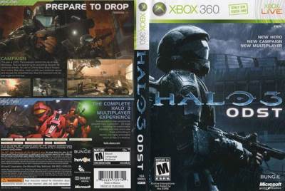 Halo 3: ODST - Microsoft Xbox 360 (Microsoft Studios - 1-4) video game collectible [Barcode 492072203746] - Main Image 2