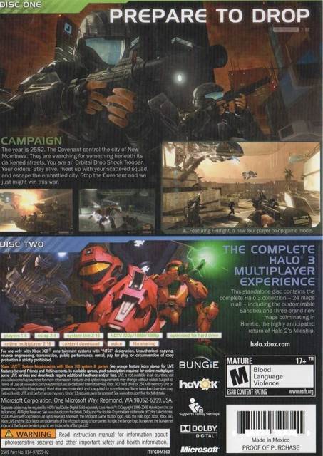 Halo 3: ODST - Microsoft Xbox 360 (Microsoft - 4) video game collectible - Main Image 2