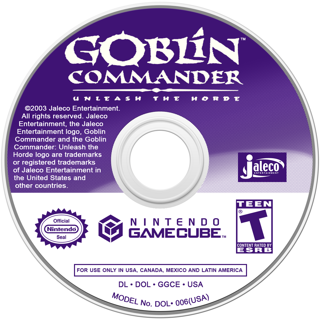 Goblin Commander - Nintendo GameCube (Jaleco - 4) video game collectible [Barcode 032264194010] - Main Image 3