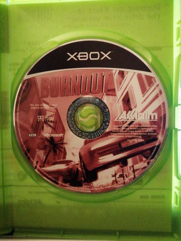 Burnout - Microsoft Xbox (Criterion Games - 1-2) video game collectible [Barcode 3455194029011] - Main Image 3