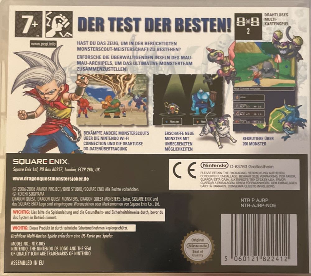 Dragon Quest Monsters: Joker - Nintendo DS (Square Enix) video game collectible [Barcode 5060121822412] - Main Image 2