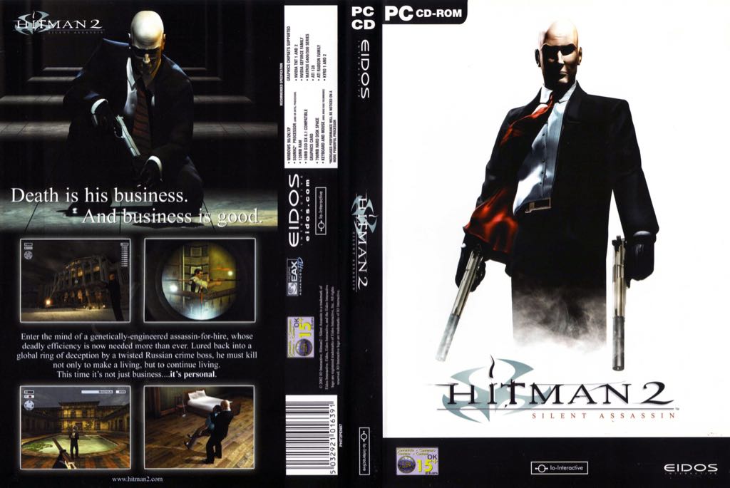 Hitman 2 Silent Assassin - PC (Eidos Interactive - 1) video game collectible [Barcode 5050740020740] - Main Image 2
