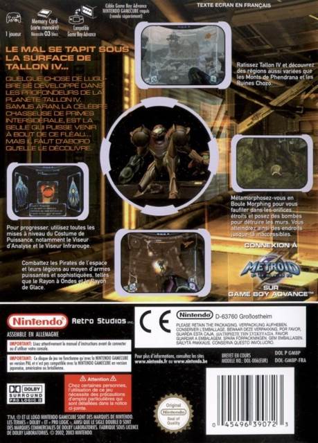 Metroid Prime - Nintendo GameCube (Nintendo - 1) video game collectible [Barcode 04540366] - Main Image 2