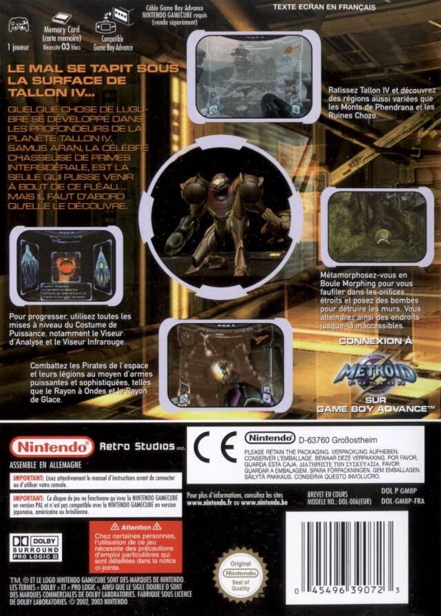 Metroid Prime - Nintendo GameCube (Nintendo - 1) video game collectible [Barcode 045496390723] - Main Image 2