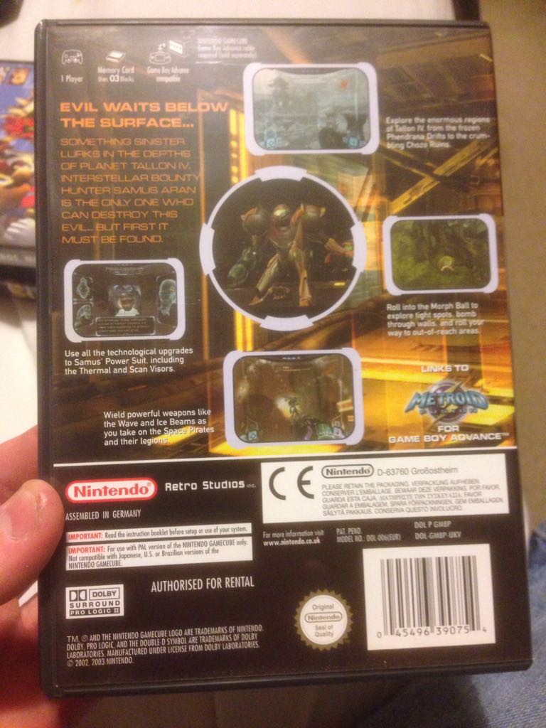 Metroid Prime - Nintendo GameCube video game collectible [Barcode 045496390754] - Main Image 2