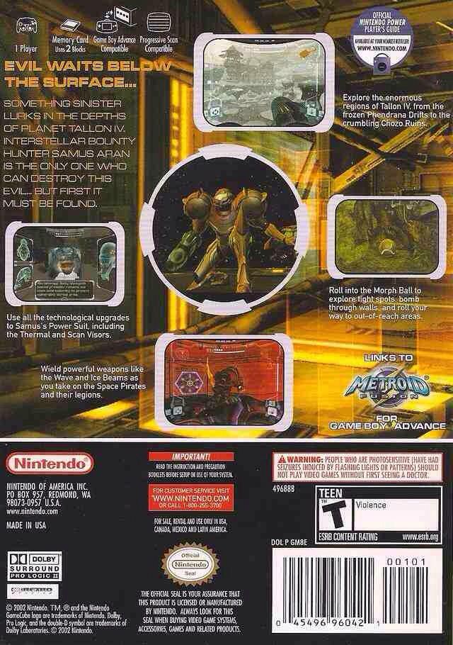 Metroid Prime - Nintendo GameCube (Nintendo - 1) video game collectible - Main Image 2
