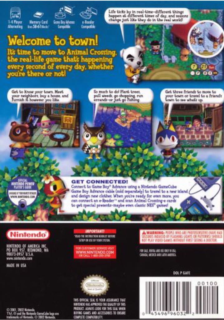 Animal Crossing - Nintendo GameCube (Nintendo - 1 Players) video game collectible [Barcode 0045496960322] - Main Image 2