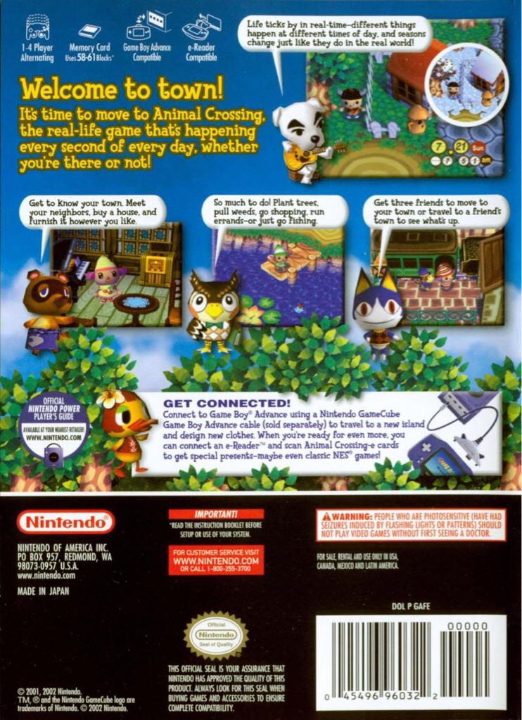 Animal Crossing - Nintendo GameCube (Nintendo - 1-4) video game collectible - Main Image 2