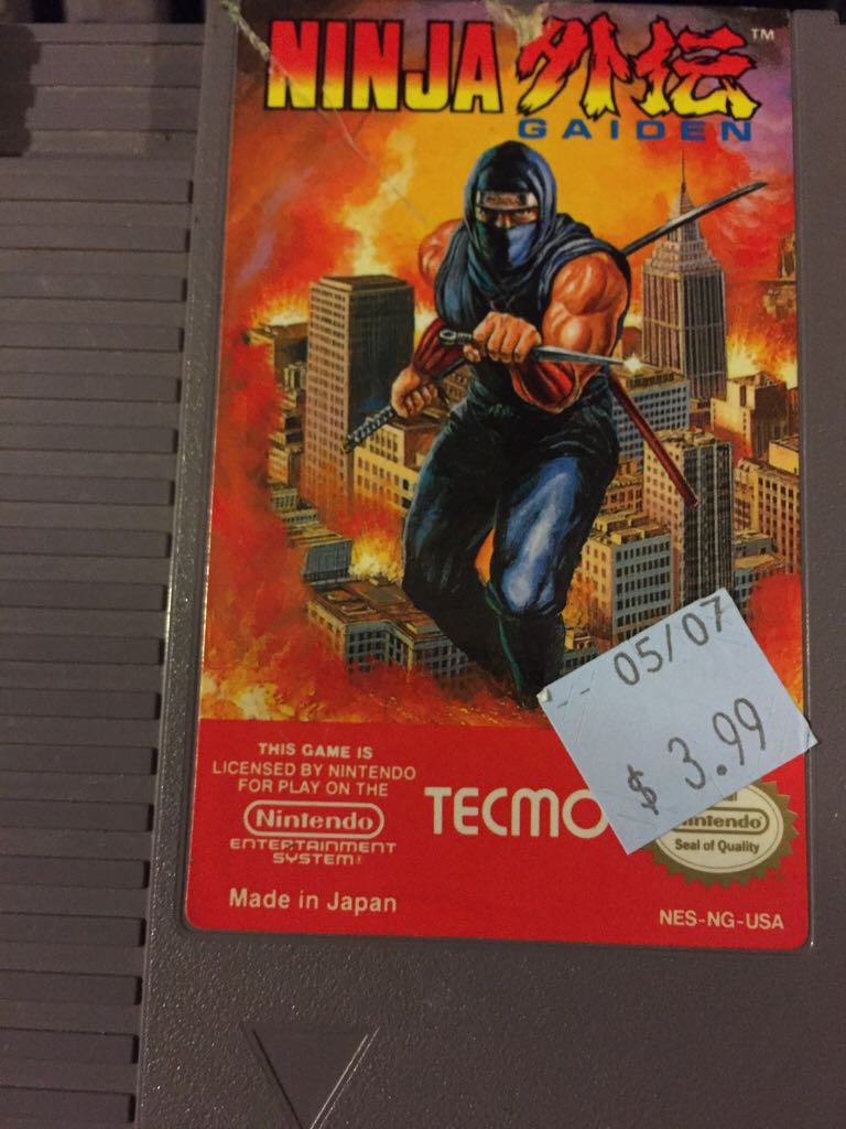 NINJA GAIDEN - Nintendo Entertainment System (NES) video game collectible - Main Image 1