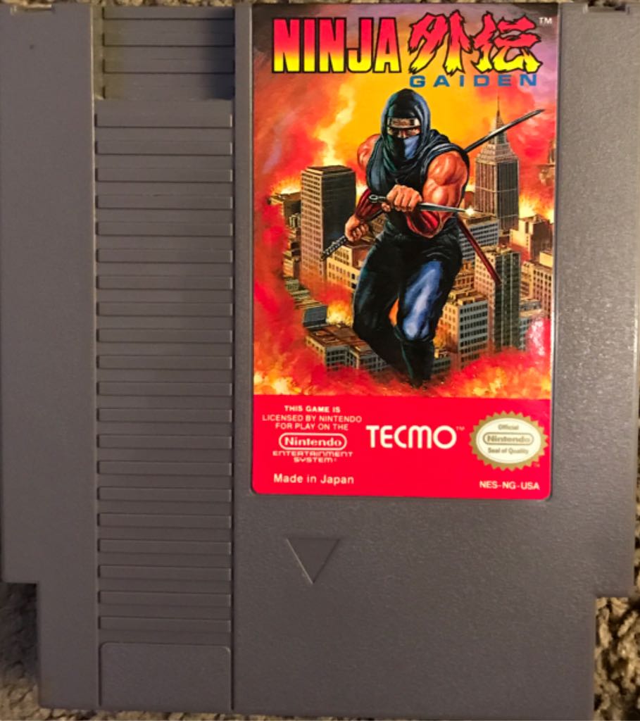 Ninja Gaiden - Nintendo Entertainment System (NES) video game collectible - Main Image 1