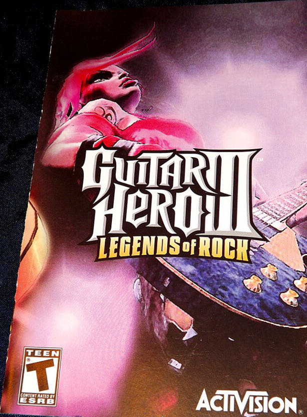 Guitar Hero III Legends of Rock - Sony PlayStation 2 (PS2) (Activision - 1-2) video game collectible [Barcode 014633148771] - Main Image 4