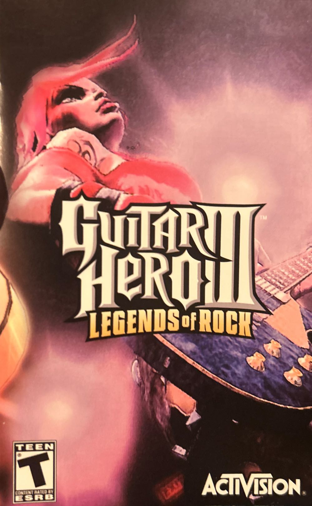 Guitar Hero III: Legends of Rock - Sony PlayStation 2 (PS2) (Activision - 2) video game collectible [Barcode 047875951358] - Main Image 4