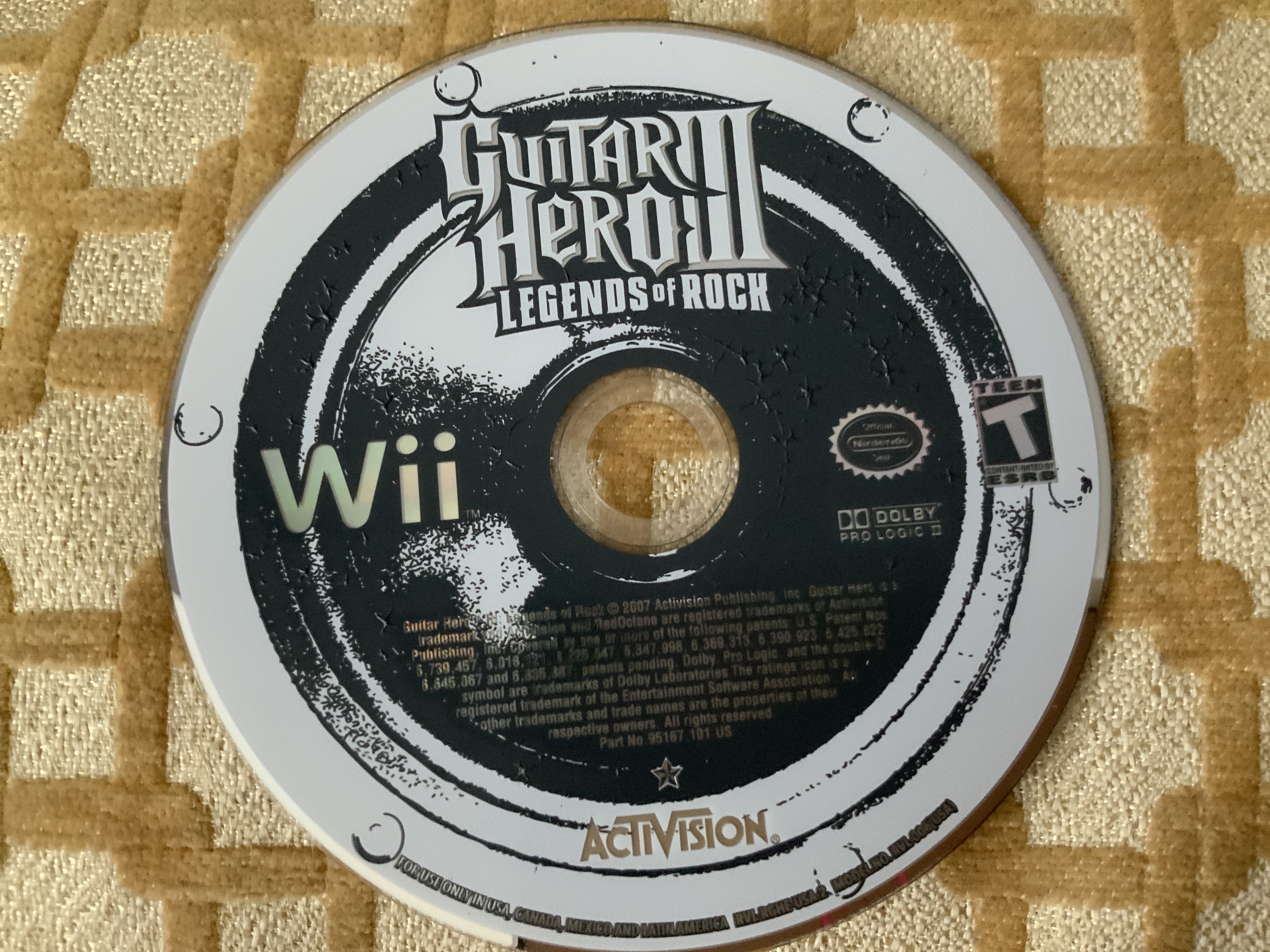 Guitar Hero III: Legends of Rock - Nintendo Wii (Activision - 1-4) video game collectible [Barcode 047875951457] - Main Image 3