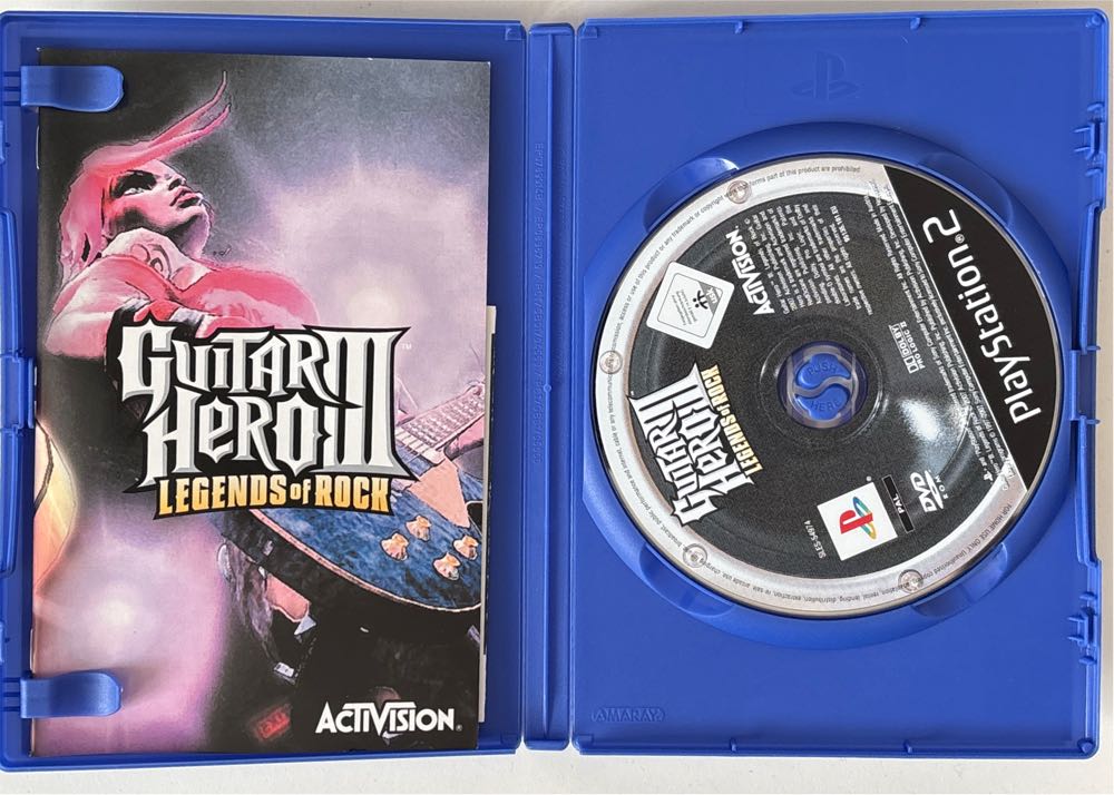 Guitar Hero III: Legends of Rock - Sony PlayStation 2 (PS2) (Activision - 1-2) video game collectible [Barcode 5030917049217] - Main Image 3