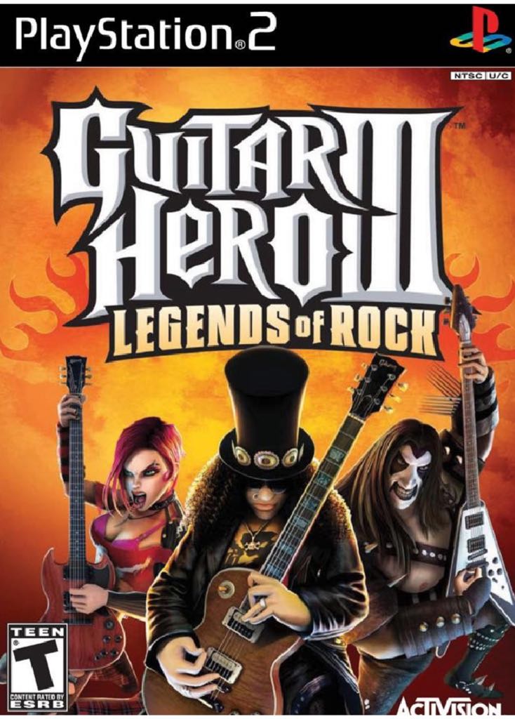 Guitar Hero III: Legends of Rock - Sony PlayStation 2 (PS2) video game collectible - Main Image 1
