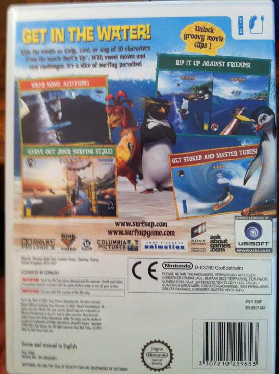 Surfs Up - Nintendo Wii video game collectible [Barcode 3307210259653] - Main Image 2