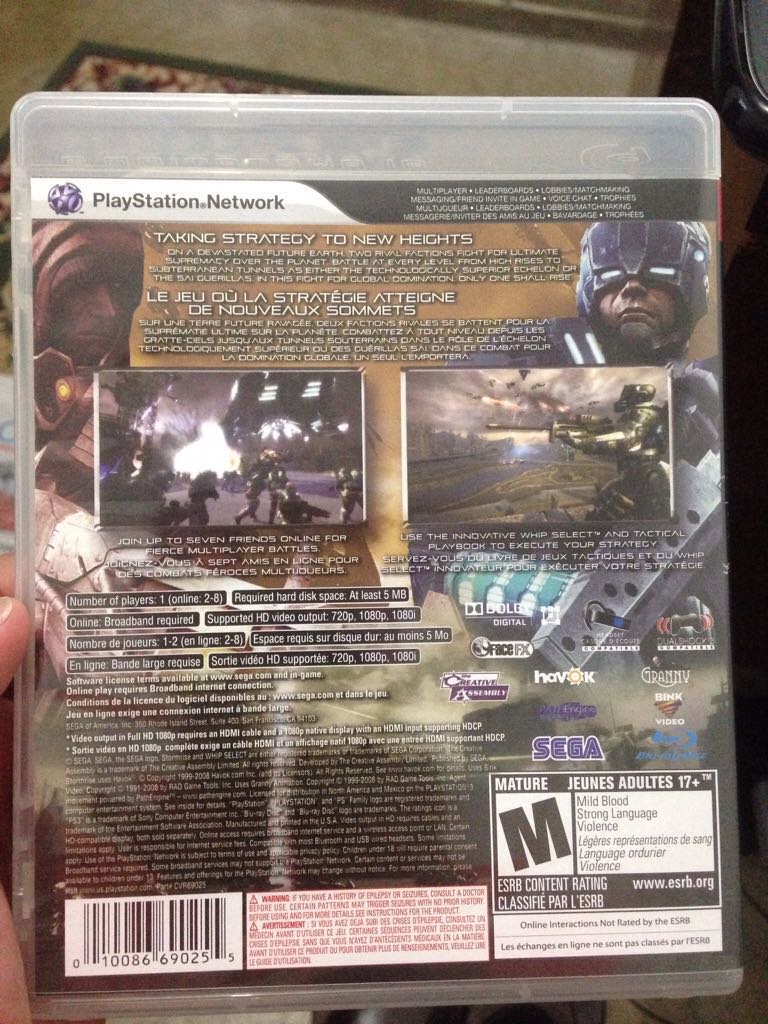 Stormrise - Sony PlayStation 3 (PS3) video game collectible - Main Image 2