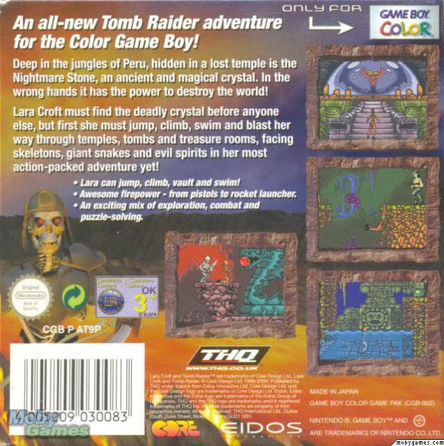 Tomb Raider - Nintendo Game Boy Color (Eidos Interactive - 1) video game collectible [Barcode 4005209030083] - Main Image 2