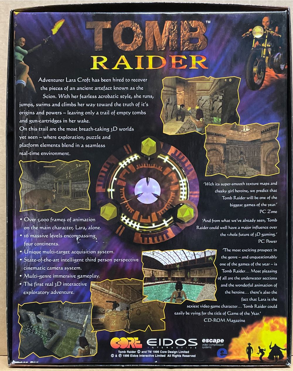 Tomb Raider - PC (Eidos Enteractive - 1) video game collectible [Barcode 5032921000048] - Main Image 4