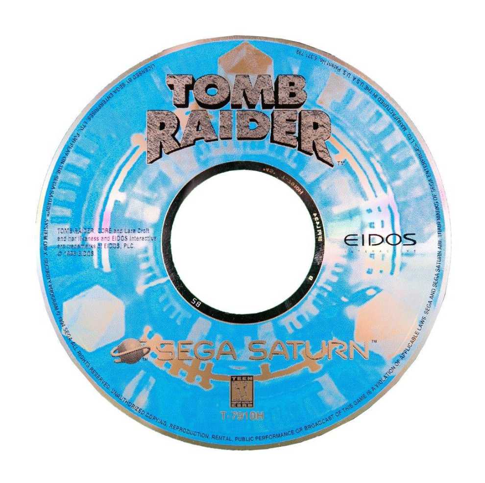 Tomb Raider - Sega Saturn (Eidos Interactive - 1) video game collectible [Barcode 743175952933] - Main Image 3