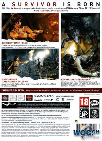 Tomb Raider - Sony PlayStation 3 (PS3) (Square Enix - 1) video game collectible - Main Image 2