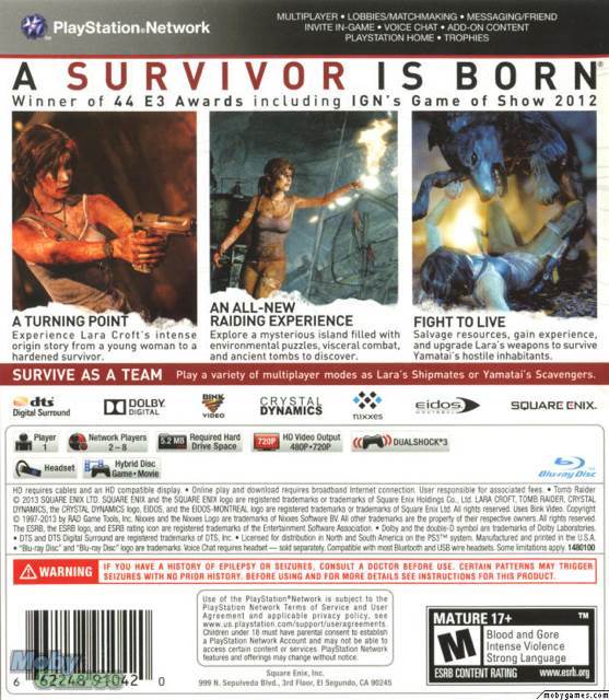 Tomb Raider - Sony PlayStation Network (PSN) (Square Enix - 1) video game collectible - Main Image 2