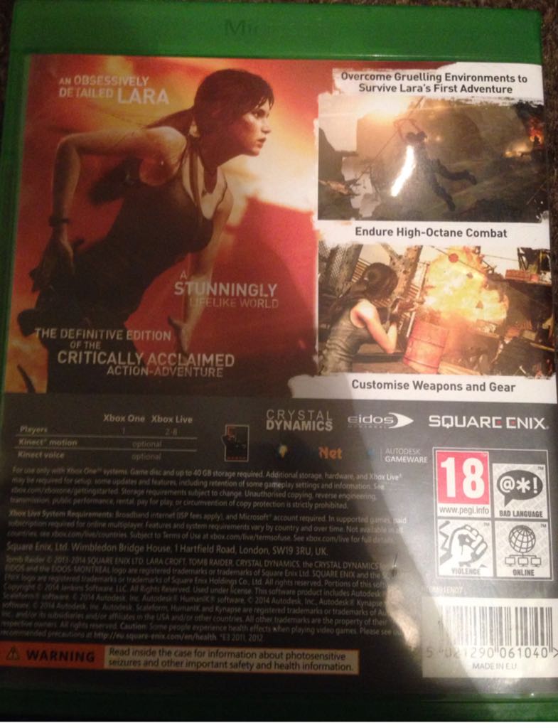 Tomb Raider - Microsoft Xbox One (Square Enix) video game collectible - Main Image 2