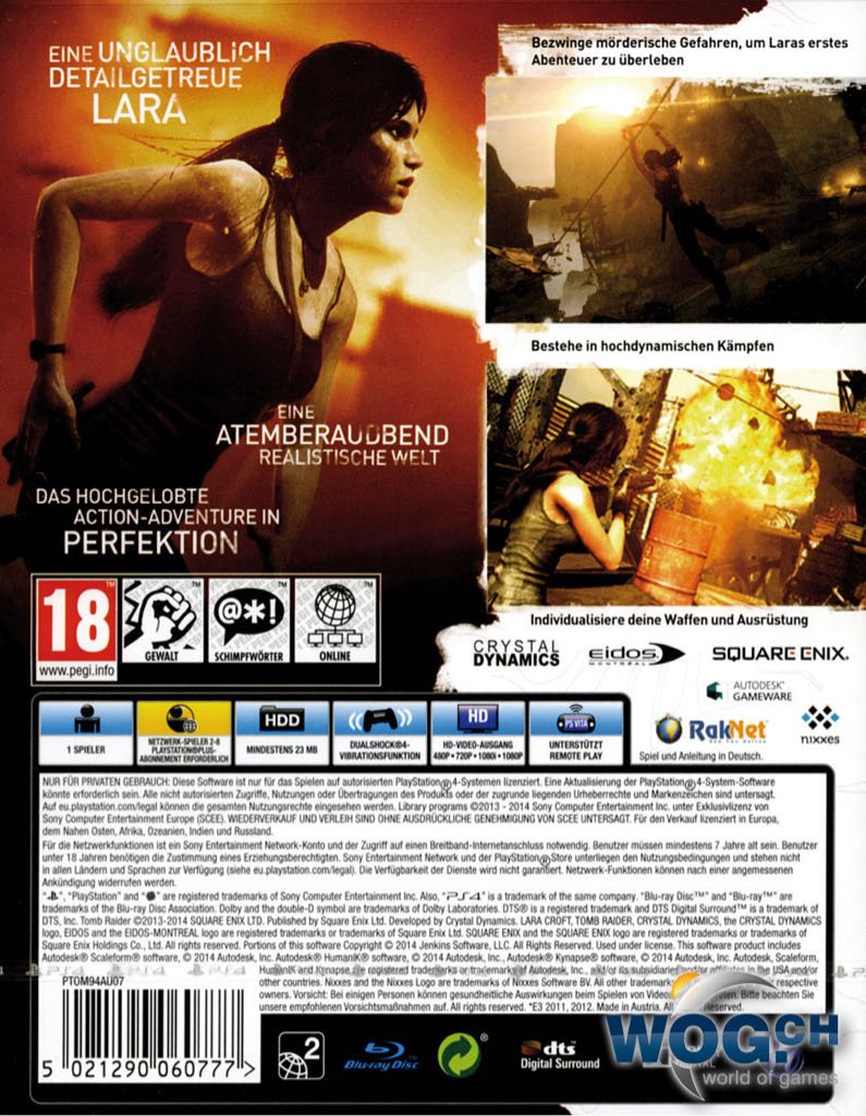 Tomb Raider - Sony PlayStation 4 (PS4) video game collectible - Main Image 2