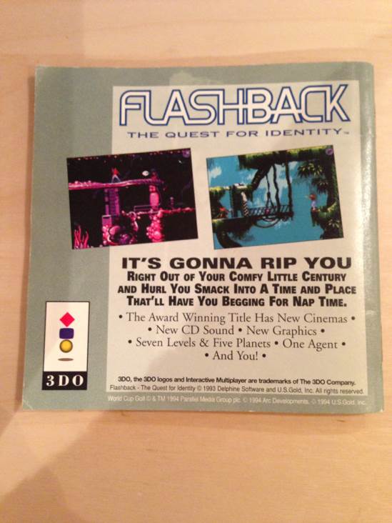 World Cup Golf - 3DO video game collectible - Main Image 2