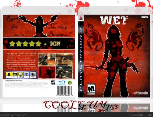 Wet - Sony PlayStation 3 (PS3) (Bethesda Softworks - 1) video game collectible [Barcode 093155130142] - Main Image 2