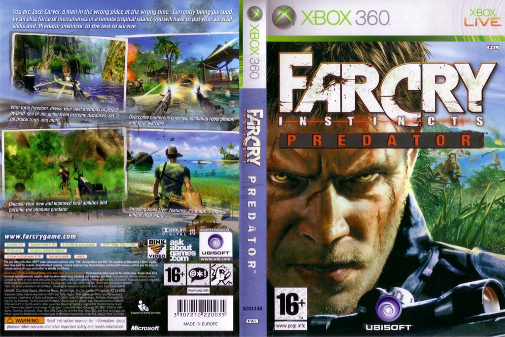 Far Cry Instincts: Predator - Microsoft Xbox 360 (Single-Player) video game collectible - Main Image 2