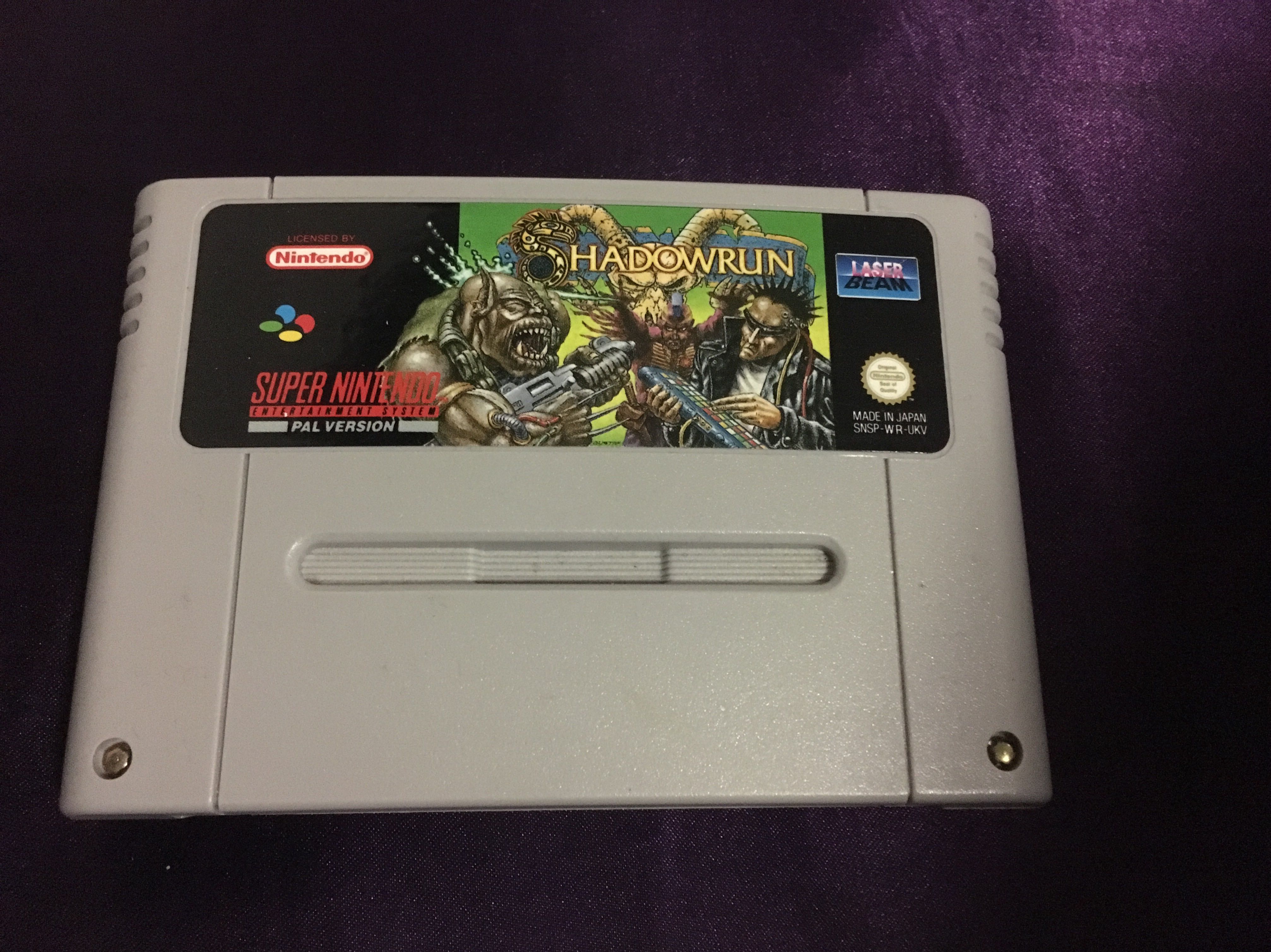 Shadowrun - Nintendo Super Nintendo Entertainment System (SNES) (Data East - 1) video game collectible [Barcode 9315973020001] - Main Image 3