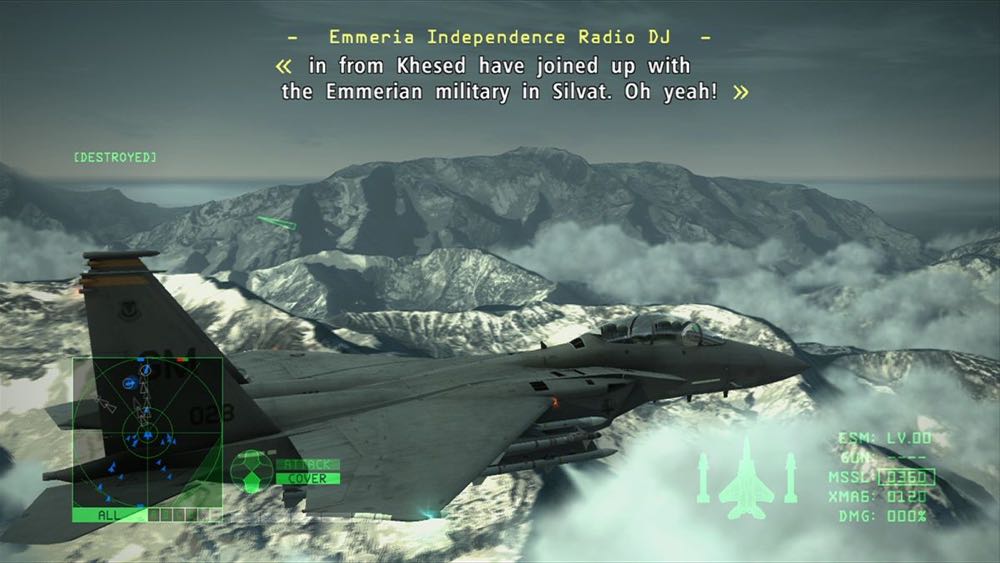 Ace Combat 6: Fires of Liberation - Microsoft Xbox 360 (Namco Bandai - 16) video game collectible [Barcode 722674210102] - Main Image 4