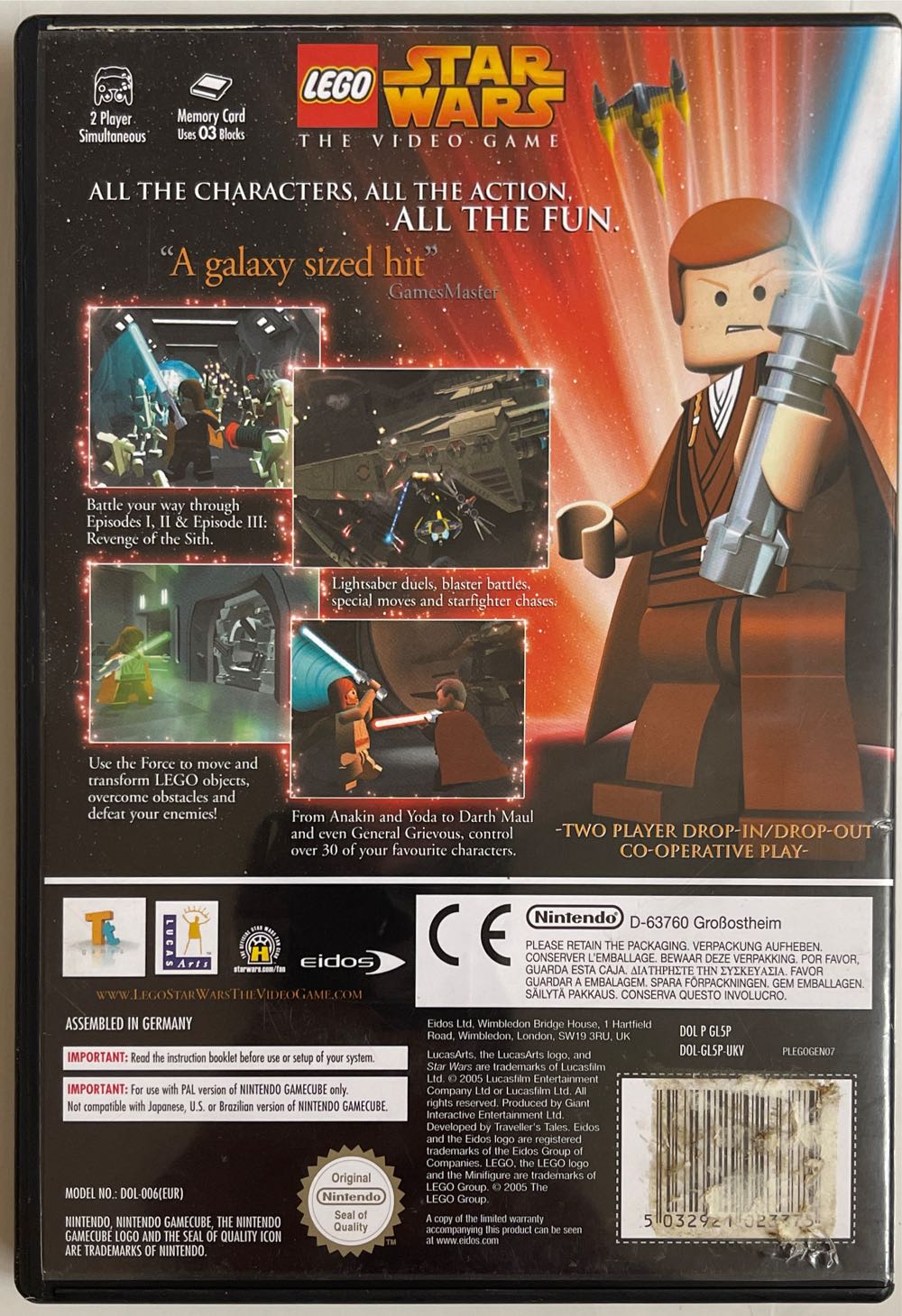LEGO Star Wars: The Video Game - Nintendo GameCube (Lucas Arts - 1-2) video game collectible - Main Image 2